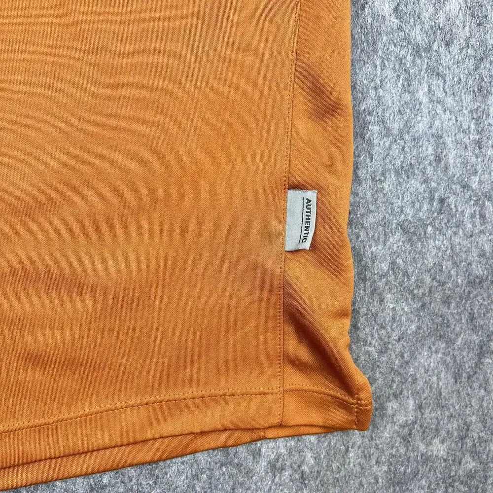 Nike Men's Texas Longhorns Polo Shirt Dri-Fit Orange Short Sleeve Golf Size M